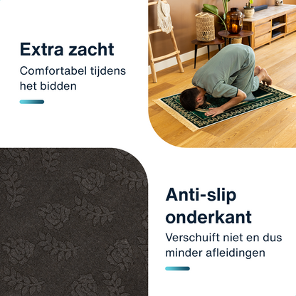Jannah Islamitisch Gebedskleed - Groen